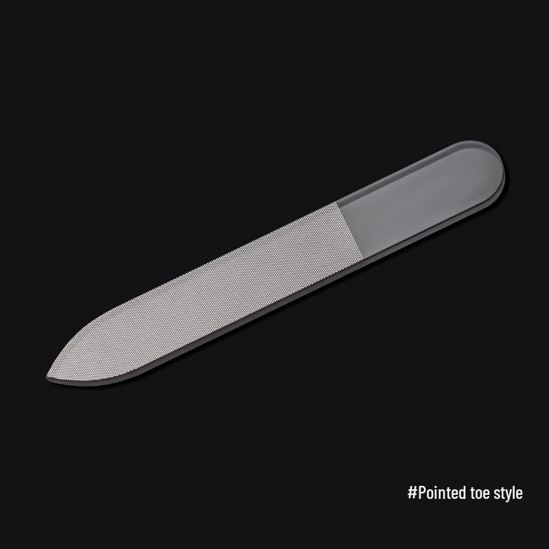 Nano Glass Nail File - Black Technology Manicure Polisher for Shaping and Mattifying Nails