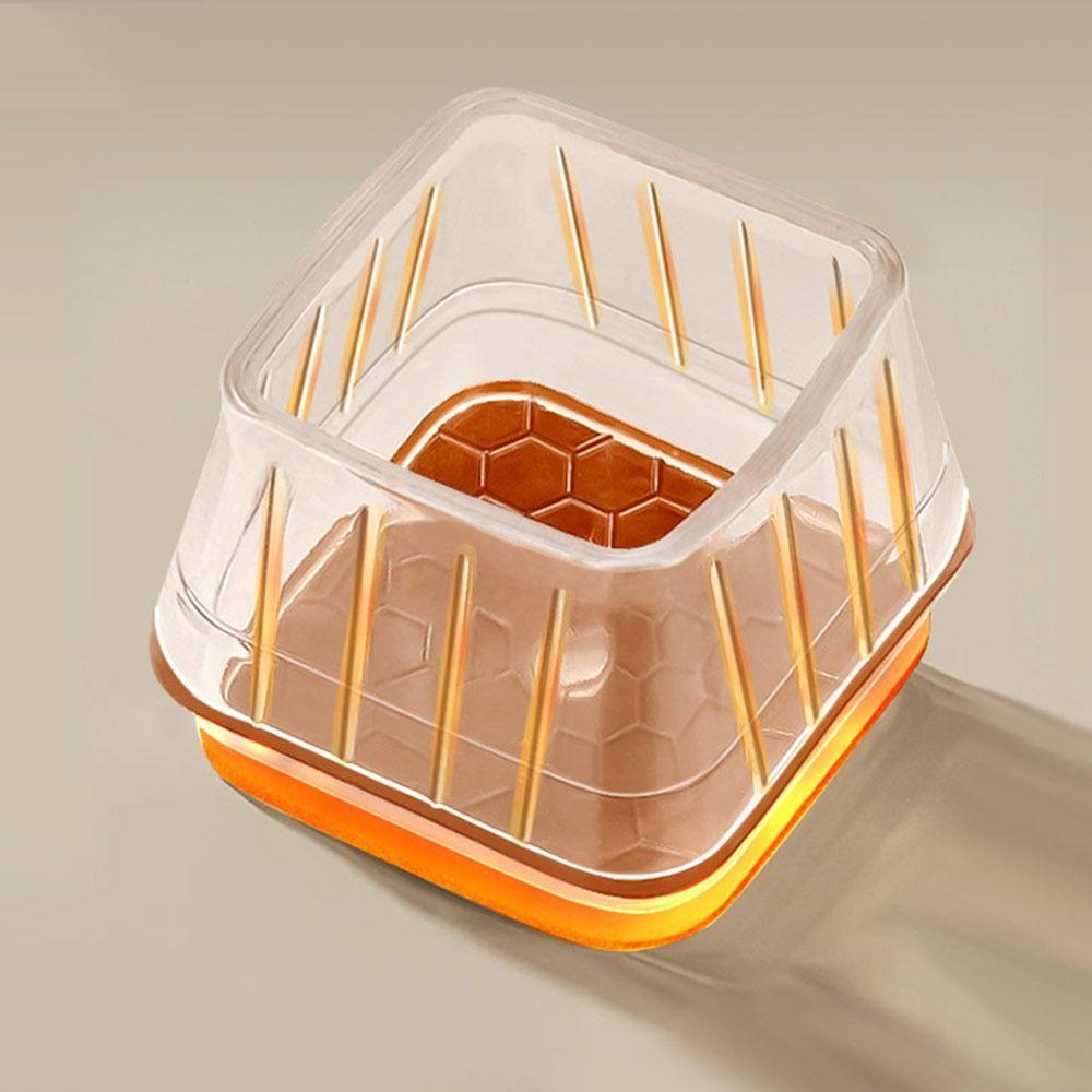 4pcs Anti-Slip Chair Leg Protector Thicked Chair Cap New Scratch-proof Leg Cover