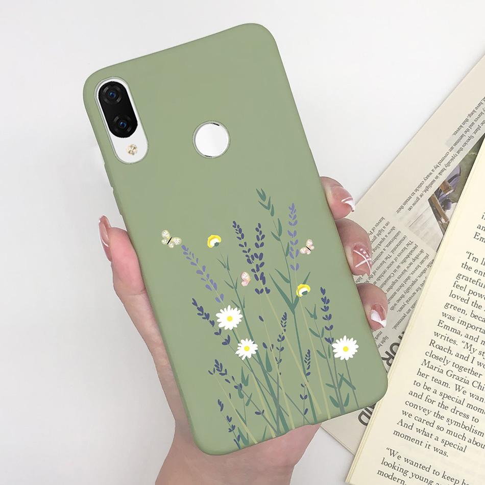 For Huawei Nova 3i Nova4 Case Shockproof Matte Cute Cartoon Soft Silicone Phone Back Cover For Huawei P Smart Plus Nova 3i Coque