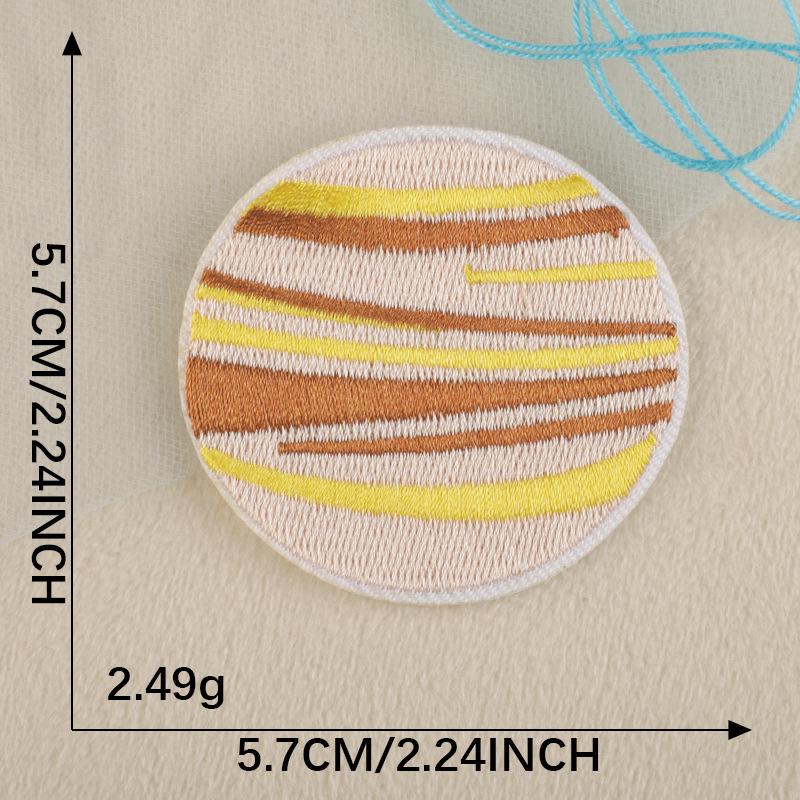 Oryginalna kreskówkowa naszywka haftowana Planeta UFO do samodzielnego wykonania akcesoriów odzieżowych