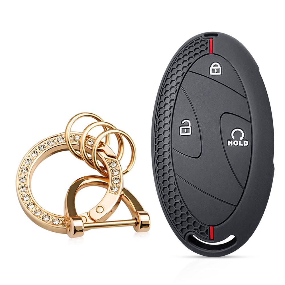 For Hyundai Kona Ioniq Santa Fe MX5 Tucson 2025 StubHub 2024 Silicone Car Remote Key Case Cap Cover Shell Keychian Fob Holder