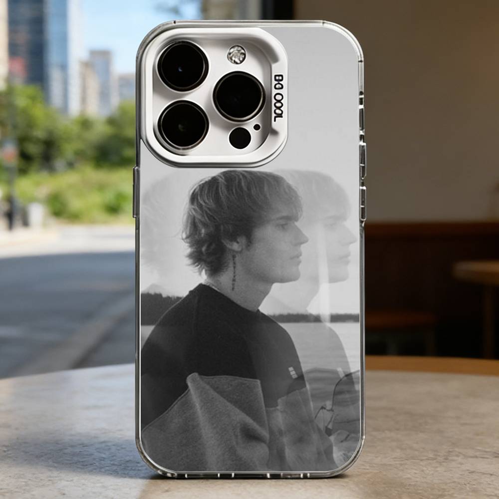 J-Justin B-Bieber Case for iPhone 16 15 14 13 12 11 Pro Max Plus Air 16E X XR XS Max Hard Shockproof Bumper Cover