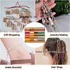 Colorful 1mm Waxed Hemp Cord for DIY, Hand-woven Crafts, 20yd Rope