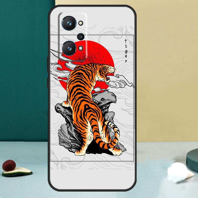 

Fashion Animal Tiger Art For Realme 13 12 10 11 14 Pro Plus GT 6 5 6T GT7 Pro C55 C53 C51 C21Y C25S C75 C67 C61 Case Realme C25 C25s