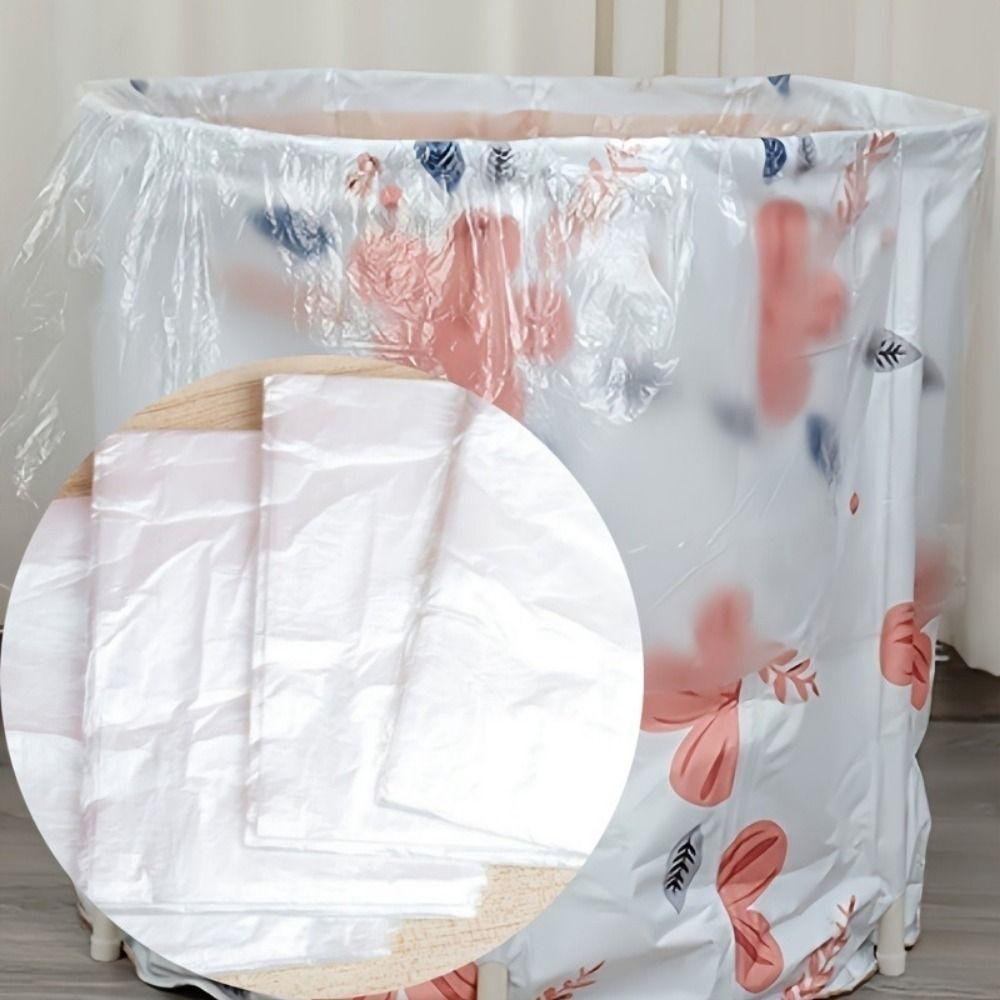 10PCS Individually Disposable Bathtub Cover Waterproof Hotels Bathtub Liner Salon