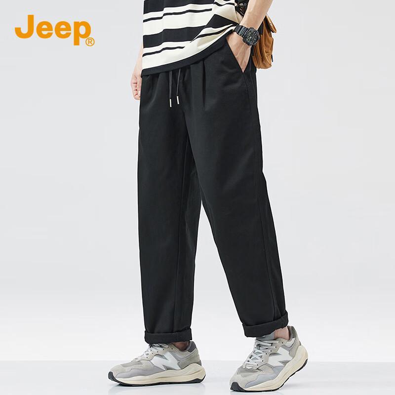 JEEP Men's Loose Straight-Leg Cargo Pants