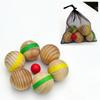 7x Bocce Balls set sports Playground Games Sturdy Equipment Outdoor for Gym