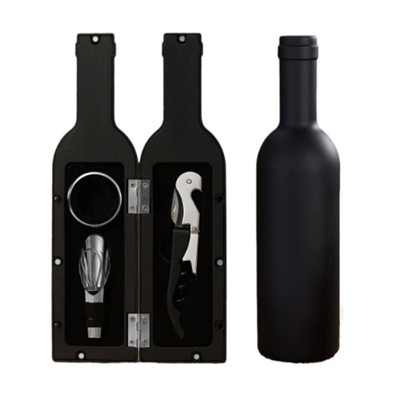 Wine Bottle Opener Creative 3 or 5 Piece Bottle Opening Kit Wine Accessories Set Corkscrew Set Gift Box for Wine Lovers
