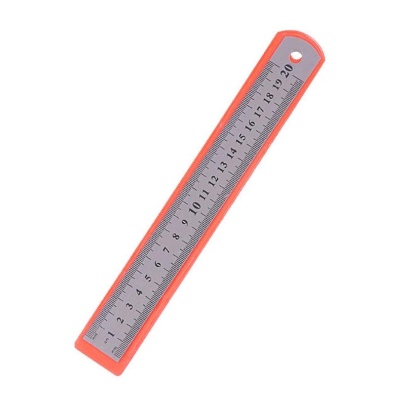 Stainless Straight Ruler Measuring Tools Stationery Drafting Accessory for School Office Home Architect Craft 15/20/30cm