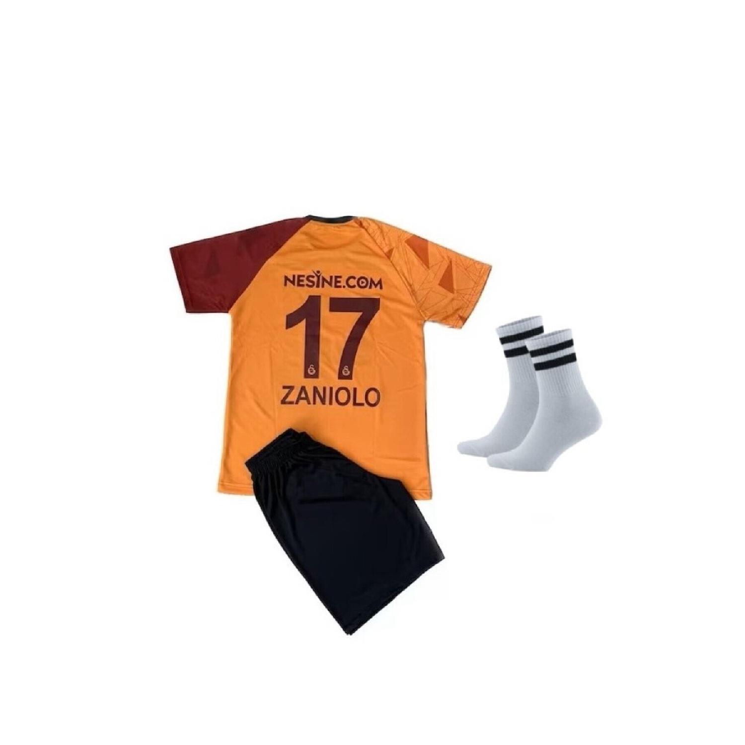 

Nicolo Zaniolo, комплект из 3 детских трикотажных изделий желто-красного цвета для дома 3-4 Yaş