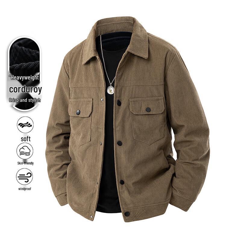 MEDE Men's Winter Corduroy Casual Workwear Jacket