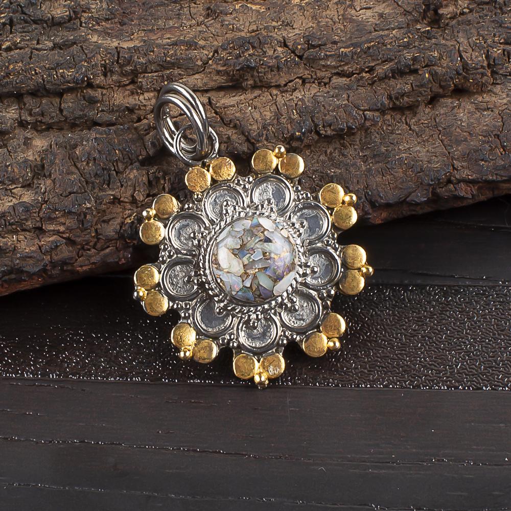 

Эфиопский Опал Медь 925 Проба Стерлинговое Серебро Подвеска, Подвеска с Драгоценным Камнем Ручной Работы, Подарки для Жены Абсолютно Новая Подвеска 1.26 Inches серый