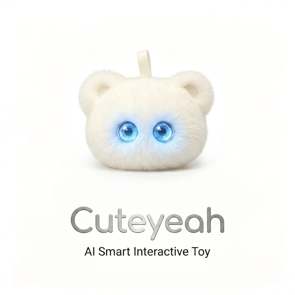 Cream White Mini Soft Toy ChatGPT Powered AI Voice Pocket Bear Companion Preschool Learning Plush Keychain Washable белый