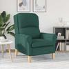 Armchair Dark Green Fabric