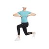 Nike Pro Dri-FIT Quick-Dry Solid Color Breathable Mesh Training Short Sleeve Raglan T-Shirt Women Tops Denim-Blue-Green White FV7843-464