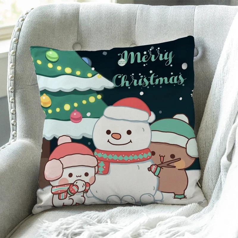 Pillowcase Bubu Dudu 45x45cm Home Decor Cushion Cover Sofa Bed Car Cushion Cover Halloween Christmas