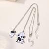Cow Pendant Necklace For Girls With Zinc Alloy Chain Summer 2025 Jewelry Gift