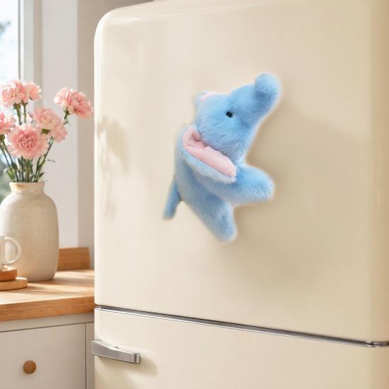 Magnetic Plush Toy Cute Stuffed Animal Fridge Magnet Strong Magnet Decor