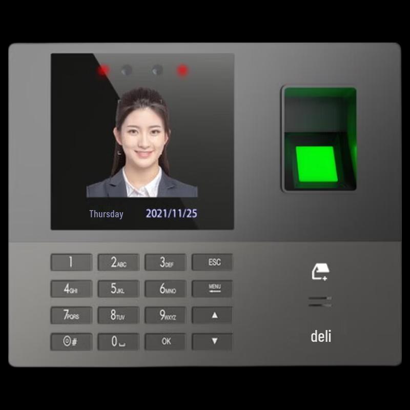 Deli D902 Smart Attendance Machine CN Plug (adapter Included)