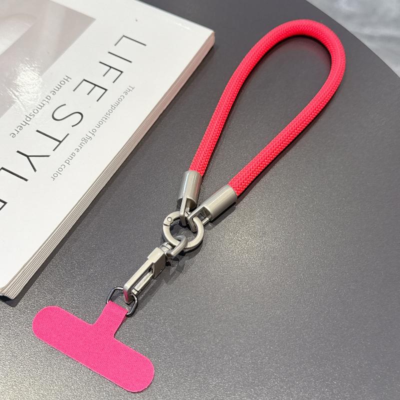 Portable Mobile Phone Hand Wrist Straps Nylon Colorful Anti-Fall Lanyard With Gasket Detachable Cellphone Hanging Cord