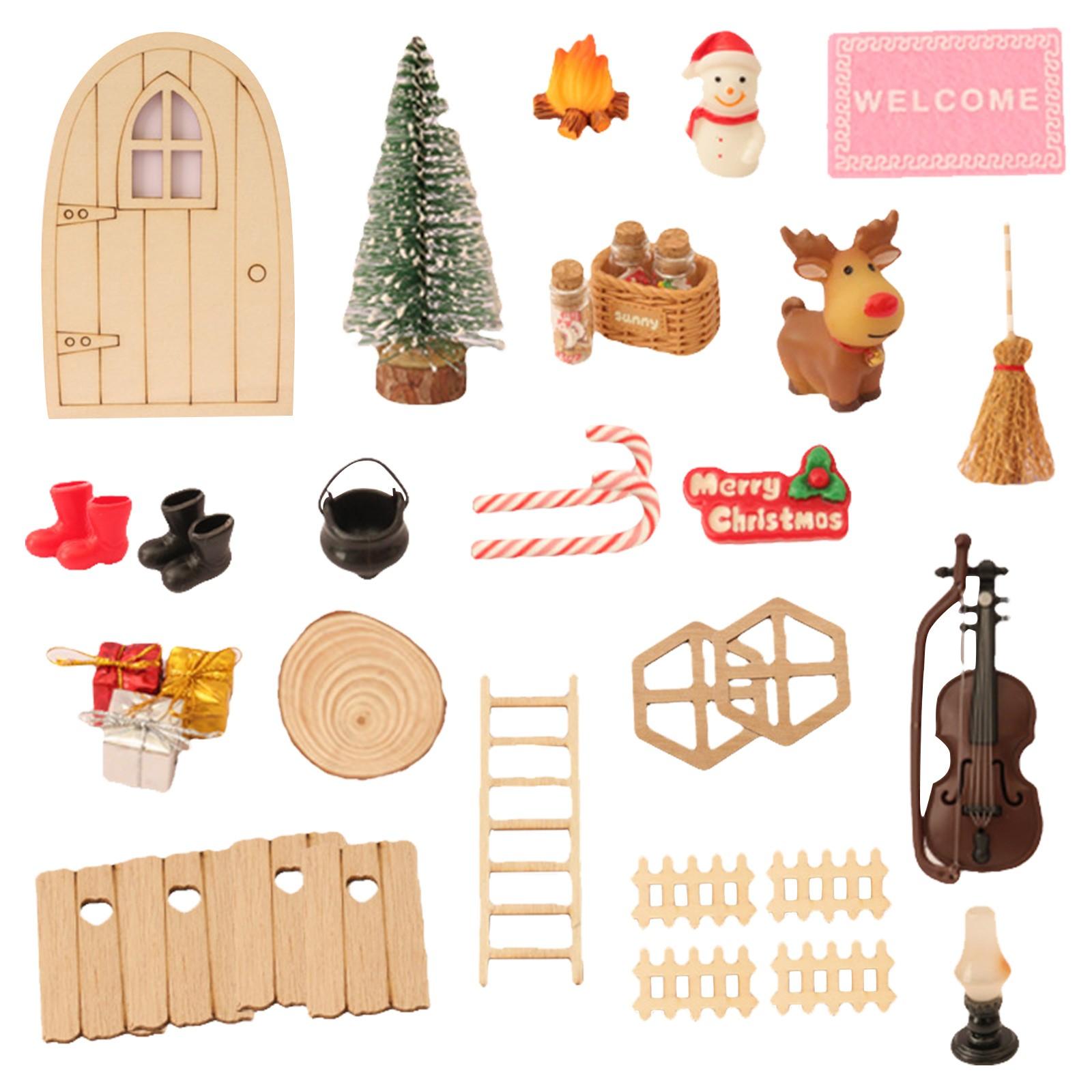 

Рождественский набор аксессуаров для дверей Gnome, набор аксессуаров для дверей Gnome, Рождество, Рождественский набор для дверей Gnome, Деревянный набор для дверей Gnome One Size