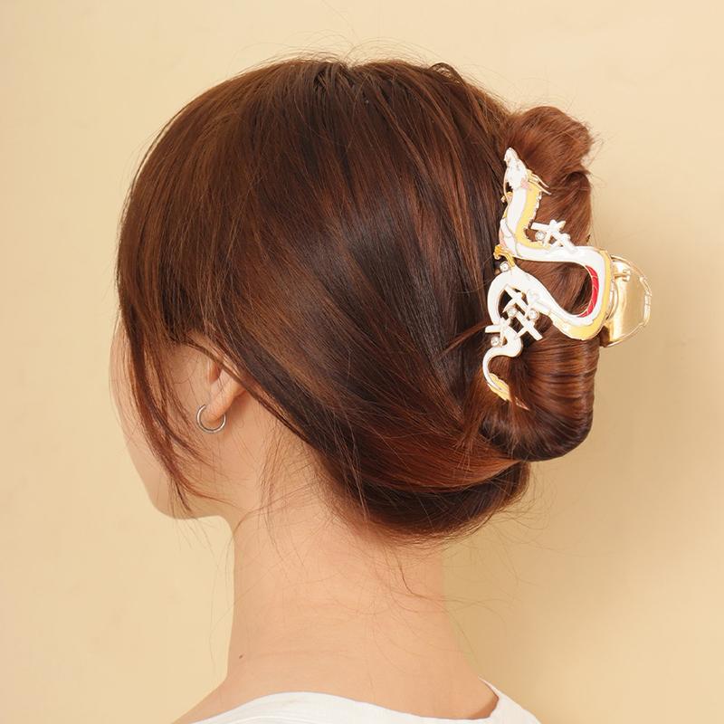Cute Creative Cartoon Hair Claw Zinc Alloy Dragon Hair Claws Claw Clip Hair Accessories For Women Girls