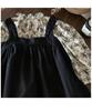 2024 Autumn Korean Mori Style Girls' Floral Shirt & Suspender Skirt Set