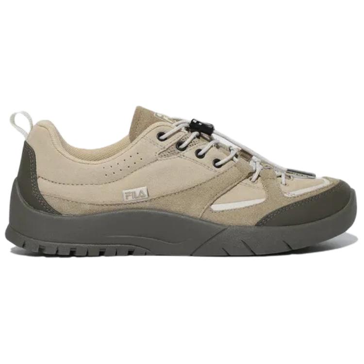FILA Melvis Pro V2 Comfortable Trendy Versatile Low-Top Casual Shoes Unisex Casual Shoes Brown Green 1XM02353G200