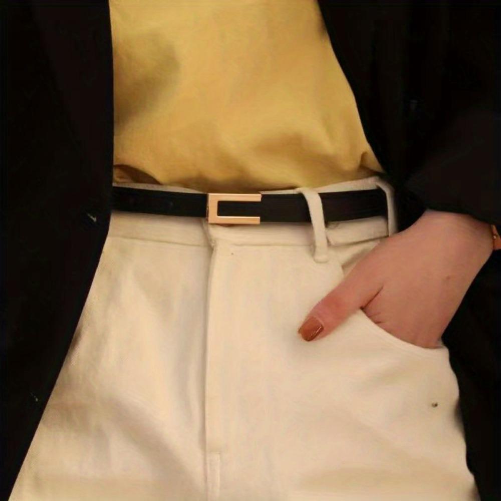Belt Women's Decorative Waist Decoration Black All-matching Suit Coat Foreign Style Fashionable Retro Small Ins Style Belt