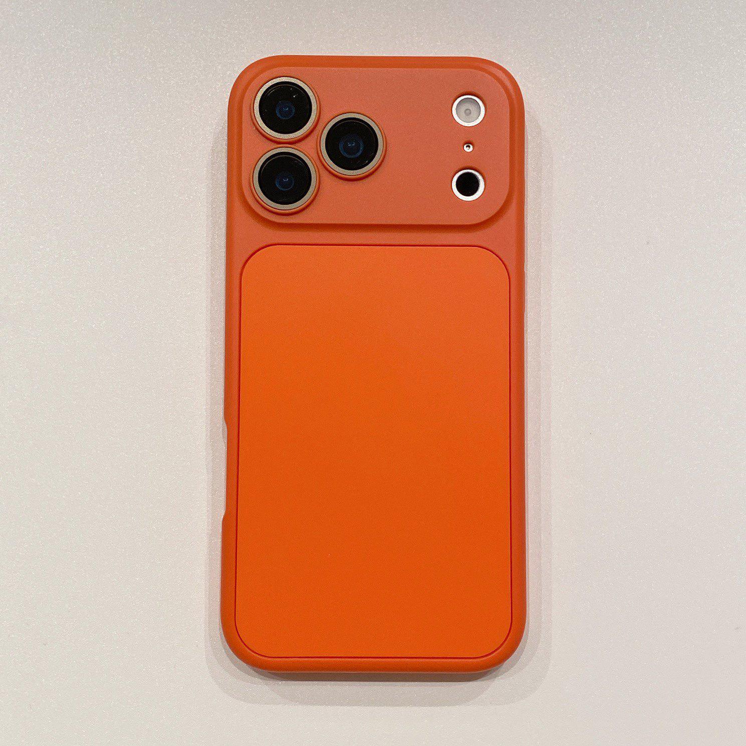 

Звездный Оранжевый Матовый Противоударный Чехол-Скин для iPhone 17 ProMax - Высококачественное Полное Покрытие iPhone 12 Pro Max оранжевый