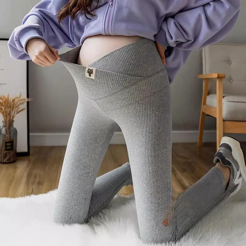 

Леггинсы для беременных Осень и Зима Бархатные Зимние Брюки для Беременных Новая Верхняя Одежда Утепленные Хлопковые Брюки L