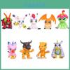 9pcs Digimon Adventure Figures Pvc Toys Xmas Gifts Cake Toppers Collectible