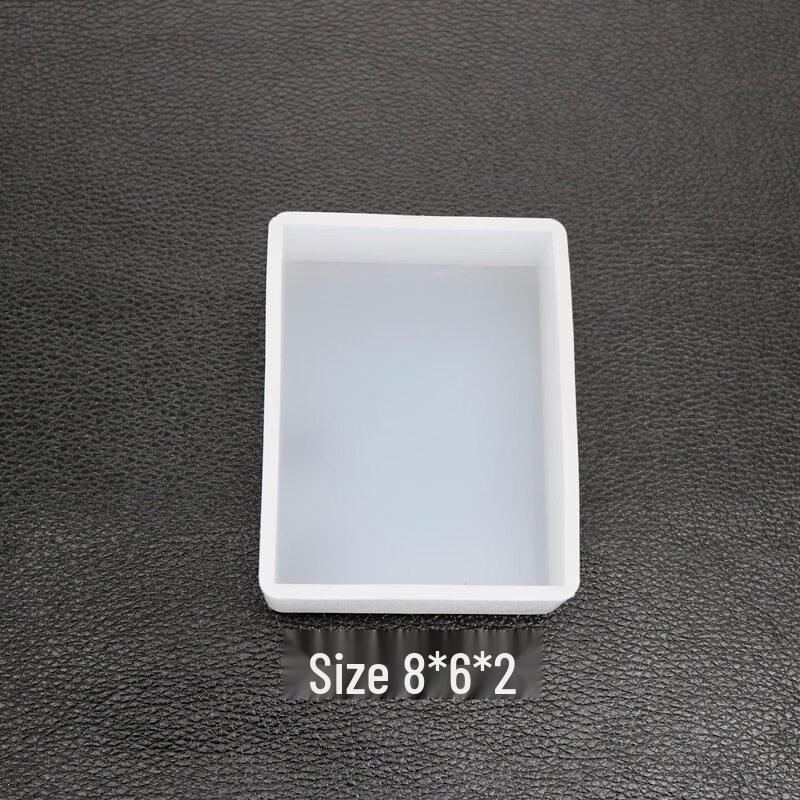 

Rectangular Crystal Epoxy Resin Silicone Tray Mold