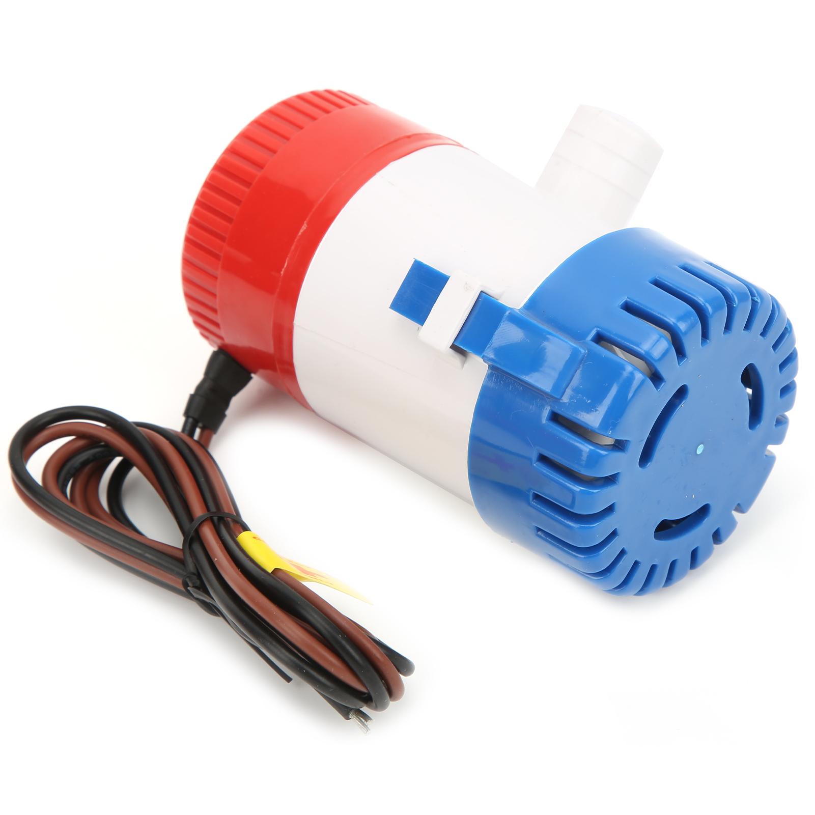 

12В Водяний насос Blige Вихід для шланга 3/4 дюйма 500 GPH Електричний Напіввідкрите Крильчатка для Човна Морського Транспортного Засобу RV