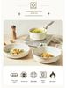 Detachable Handle Non-Stick Maifan Stone Cookware Set: Stir-Fry & Flat-Bottomed Pan for Induction Cookers.
