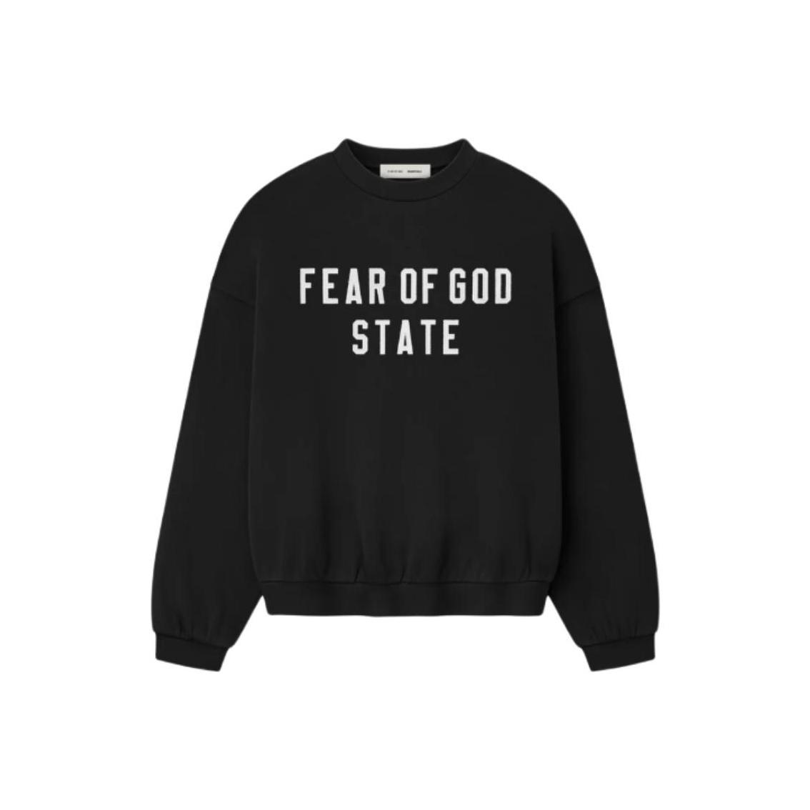 

Fear of God Essentials SS25 Флисовый свитшот мужской в стиле 90-х, цвет «реактивный черный» 192SP256550F L