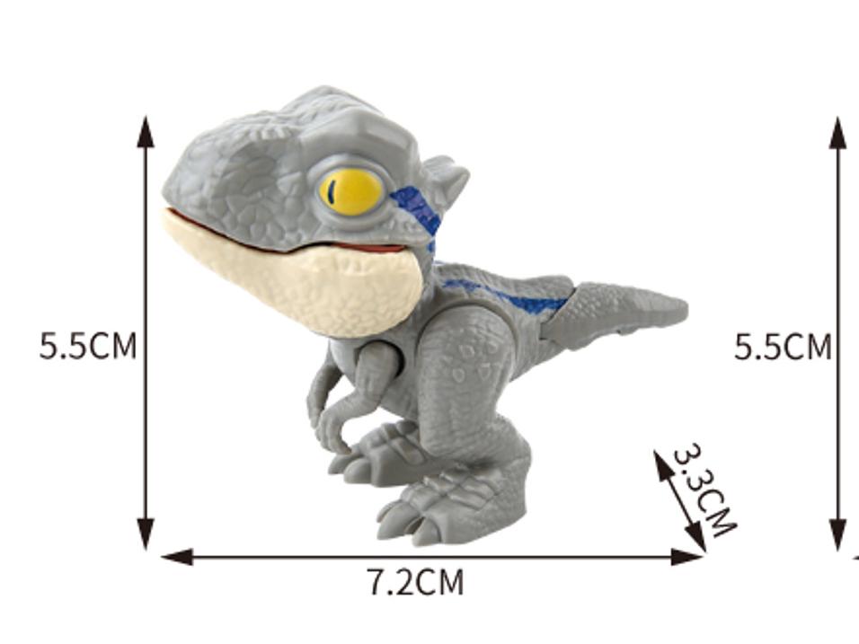 New Children's Educational Finger-Biting Dinosaur Toy Set - Blind Bag Edition
