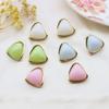 Korean Style Candy Color Resin Oval Stud Earrings - Sweet, Simple, Versatile, Fairy Fresh Design