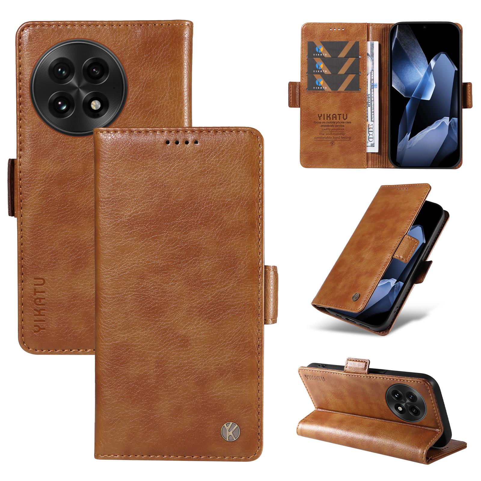 

For OnePlus 13 Case YIKATU YK-007 Litchi Texture PU Leather Wallet Phone Cover F