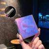 Samsung Z Flip7/6 Glossy Corrugated Laser Magnetic Case