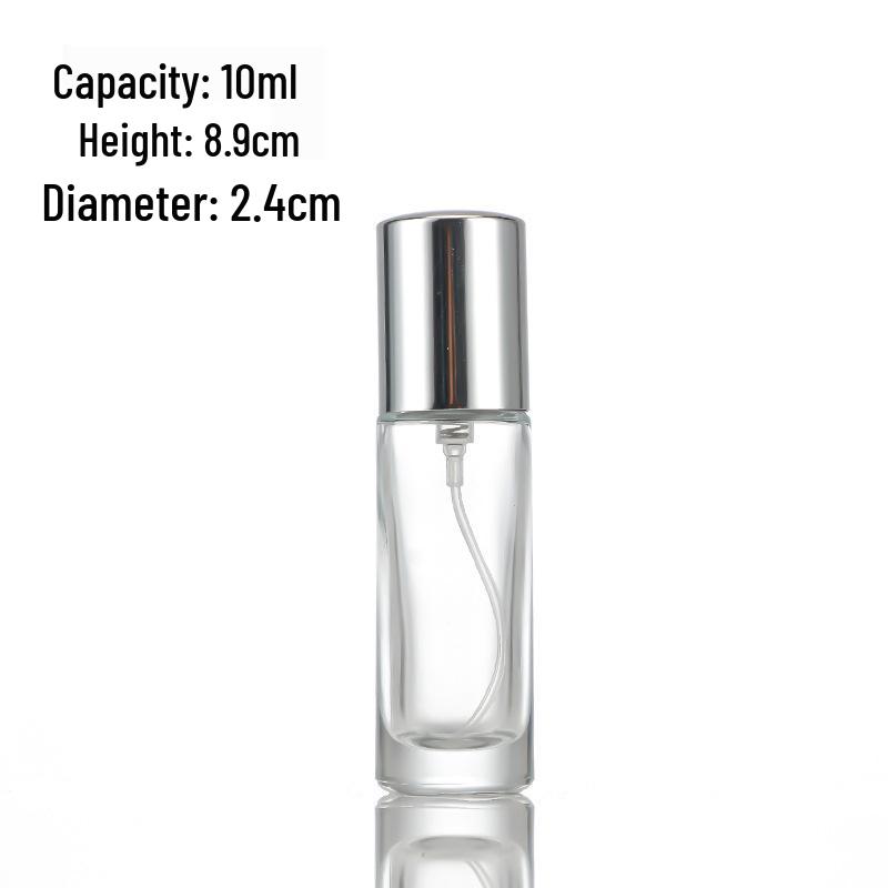 10mL Glass Perfume Spray Bottle - Cosmetic Sample Decanter