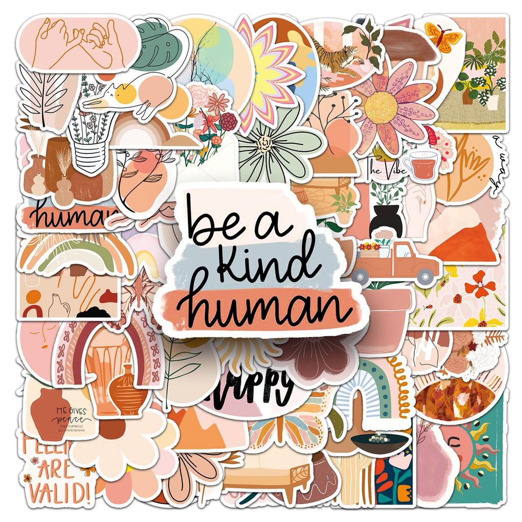 100 Pictures of Graffiti Personalized Small Fresh Guka DIY Mobile Phone Case Suitcase Stickers Waterproof