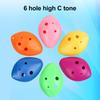 Professional 6 Holes Plastic Treble C Ocarina Flute Kids Musical Instrument