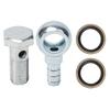 2Pcs M12x1.25mm Motorcycle Refit Oil Cooler Fittings Plug Ball Head Adapter Screw Diesel Engine Oil Recyle Return Tubing