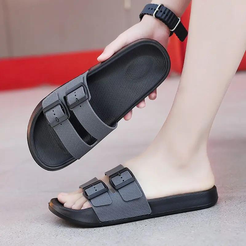 Slides Sabot Men's Shoe Flat Soft Eva Male Slipper Summer Sale Cheap Shoes Liquidation Comfortable Clappers 2025 Trend Y2k Fun
