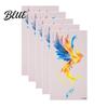 Temporary Face Tattoos 5 Sheets Butterfly Tattoo Stickers Waterproof Flower Tattoos Colorful Long-lasting Body for Parties Night Club Music Festival