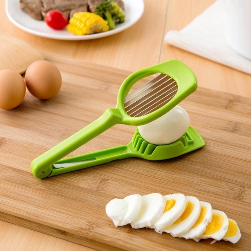 1 Pc Kitchen Tools Cut Egg Slicer Sectione Cutter Mold Flower Edges Gadgets