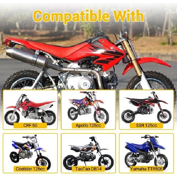 Aluminium Red 11mm Hole Gear Shifter Lever Pedal for 125cc 140cc 150cc 160cc Pit