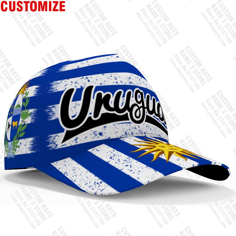 Uruguay Baseballkappe Maßgefertigt Name Nummer Teamlogo Hut Ury Land Reise Spanische Nation Uruguayische Flagge Druck Po Kopfbedeckung