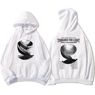 Ateezz Towards The Light Will To Power Tour Hoodies Koreanische Boyband Druck Sweatshirts Moletom Langarm Oberteil